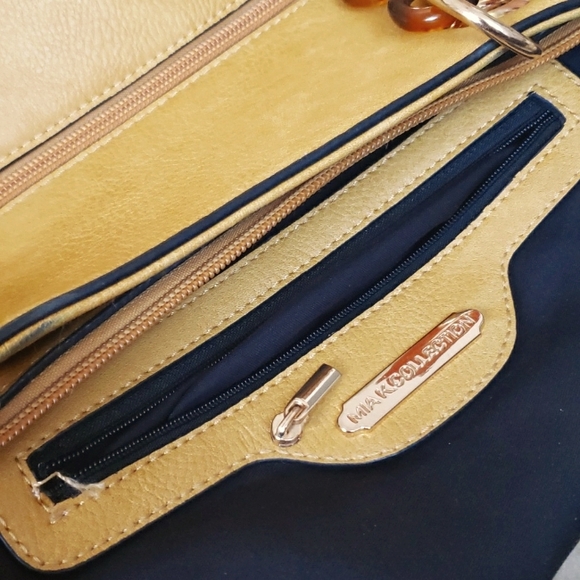 MKF Collection Rylee Tote Handbag Vegan Leather Multi-Functional Crossbody Bag - Picture 12 of 16